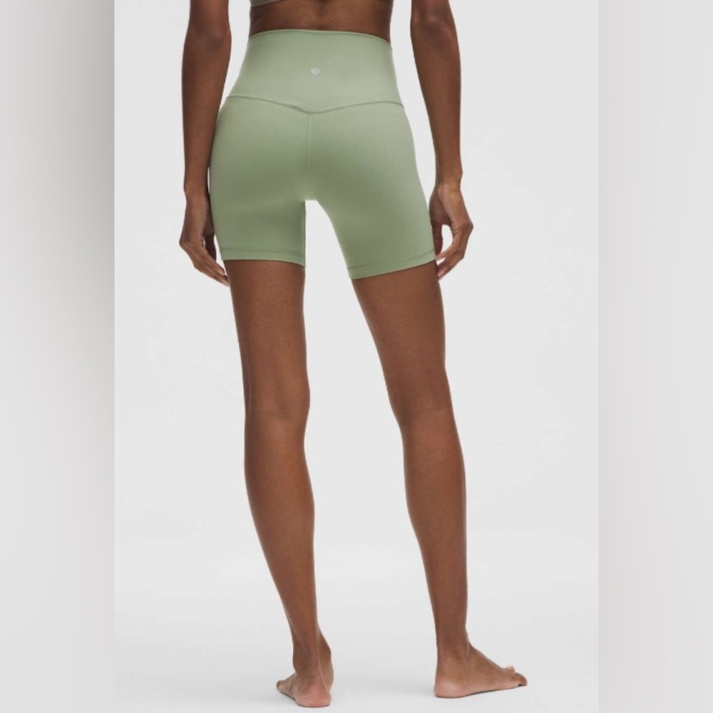 NWT Lululemon Align High Rise Short 6” Desert Green Women’s Shorts Size 0 - Picture 3 of 8